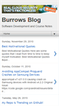 Mobile Screenshot of blog.burrowsapps.com