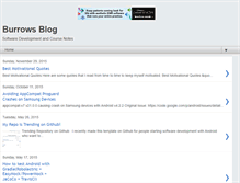 Tablet Screenshot of blog.burrowsapps.com
